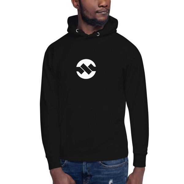 White Logo Hoodie